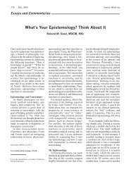 What's Your Epistemology? Think About It - STFM