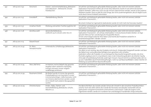 Kunden von hessnatur - Institut für soziale Dreigliederung