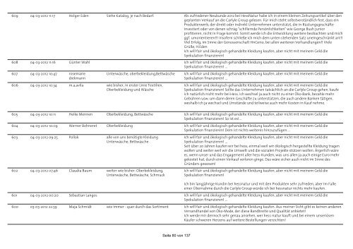 Kunden von hessnatur - Institut für soziale Dreigliederung