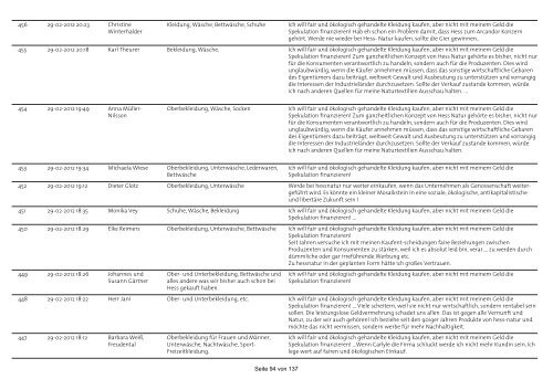 Kunden von hessnatur - Institut für soziale Dreigliederung