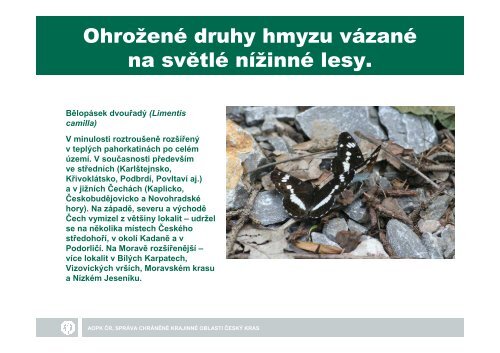 SprÃ¡va CHKO ÄeskÃ½ kras EnviromentÃ¡lnÃ­ pÅÃ­nos nÃ­zkÃ©ho a ...