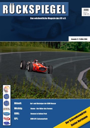 Der SchrankenwÃ¤rter Stefan Hartmann - Virtual Racing eV
