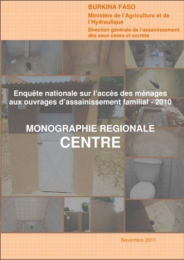 CENTRE - Portail du secteur de l'eau au Burkina Faso