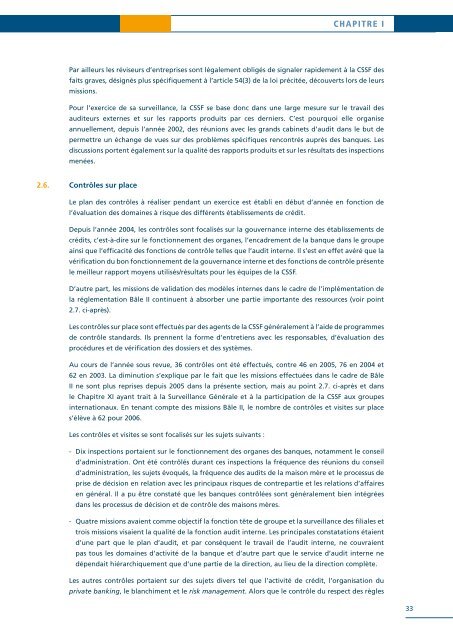 Rapport d'activitÃ©s 2006 - paperJam