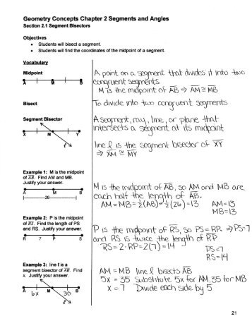 Chapter 2 Notes - NOHS Teachers