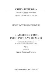 HOMBRE DE CORTE, PRECEPTISTA Y CREADOR - Loffredo Editore