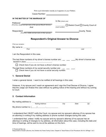 texas divorce forms without child and court involvement hav texas divorce forms without child and court involvement hav