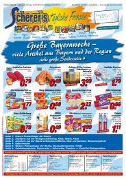 Große Bayernwoche – - Edeka Scherer