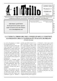 Il Trillo – febbraio 2011 - Comunità degli Italiani di Pirano