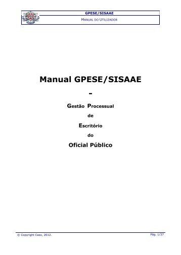 Manual GPESE/SISAAE -