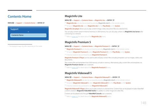 Samsung ME40C User Manual - Touch Screens Inc.