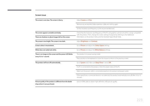 Samsung ME40C User Manual - Touch Screens Inc.