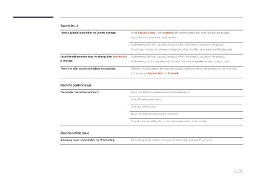 Samsung ME40C User Manual - Touch Screens Inc.