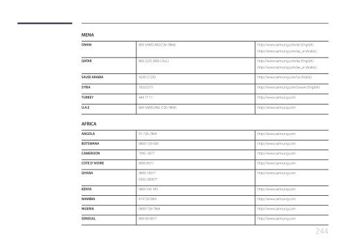 Samsung ME40C User Manual - Touch Screens Inc.