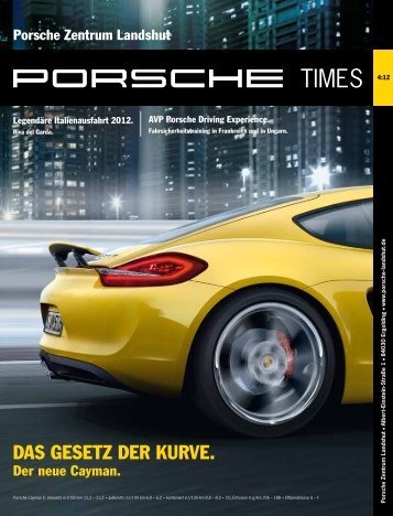 DAS GESETZ DER KURVE. - Porsche Zentrum Landshut