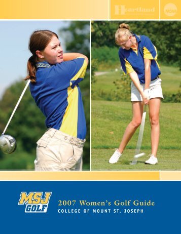 2007 Women's Golf Guide - MSJ Lions Athletics