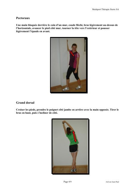 PDF du cours de stretching donnÃ© par Jean-Paul le 6 octobre 2012 ...