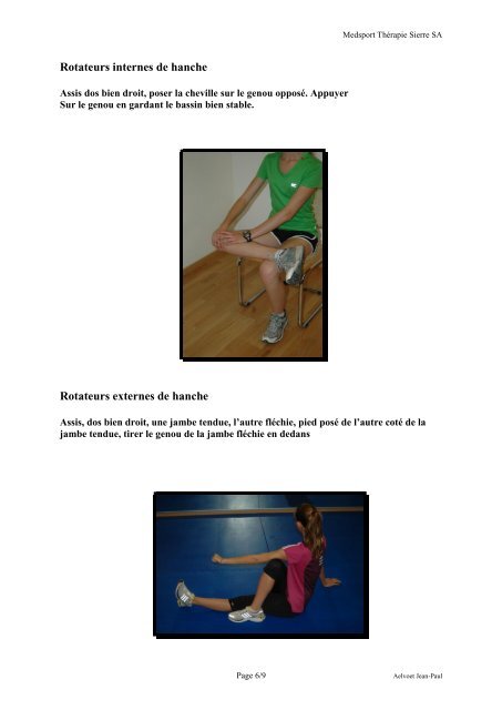 PDF du cours de stretching donnÃ© par Jean-Paul le 6 octobre 2012 ...