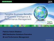 Tangible Business Benefits of Business Intelligence & Performance ...
