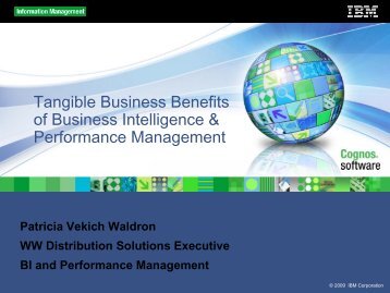 Tangible Business Benefits of Business Intelligence & Performance ...