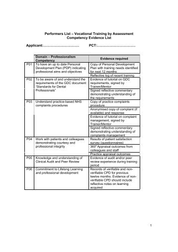 Competency Checklist 2011 - FINAL.pdf - Northern Deanery