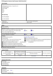 BSI Management Systems Audit Duration Table ... - Bsigroup.ae