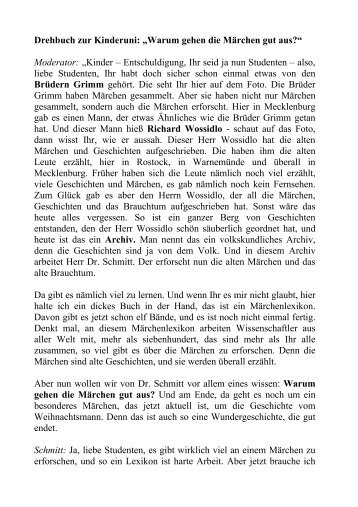 Download Drehbuch zur Vorlesung (PDF, 153kB) - Kinder-Uni ...