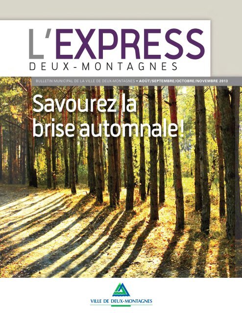 l'Express d'Août-Novembre 2013 - Ville de Deux-Montagnes