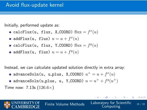 Implementing Finite Volume algorithms on GPUs - many-core.group ...