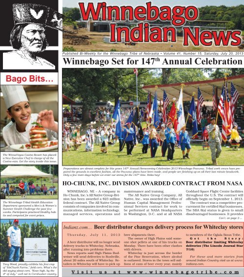 072013 Winnebago Tribe of Nebraska