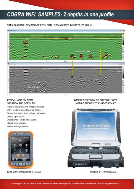 Radarteam Cobra GPR Brochure