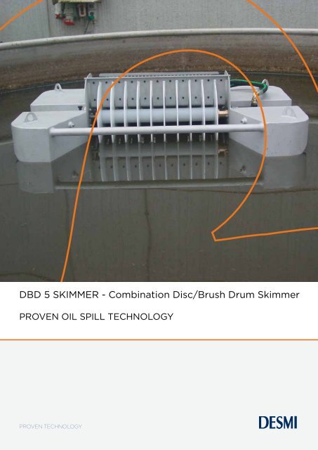 DBD 5 SKIMMER - Combination Disc/Brush Drum Skimmer - Desmi