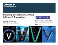 Preventing Embezzlement and Fraud in Nonprofit ... - Venable LLP