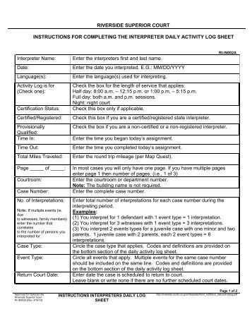 free printable daily activity log