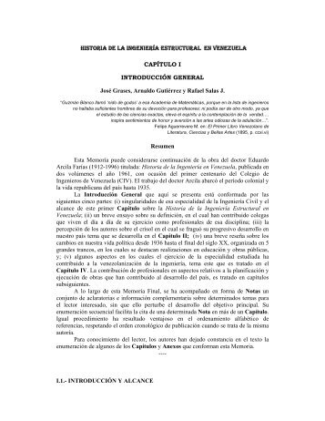 CapÃ­tulo I IntroducciÃ³n General - Academia Nacional de la ...