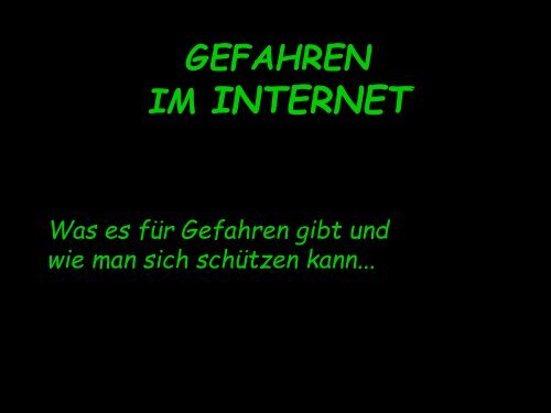 Das Internet