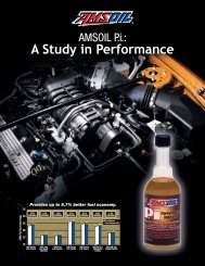 AMSOIL P.i. - A Study in Performance (G2543) - Synthetic Motor Oil