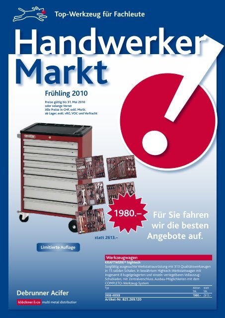 Handwerker Markt - Debrunner Acifer