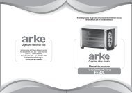 MANUAL FORNO 42L - Arke