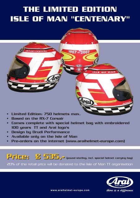 arai centenary - TT Supporters Club