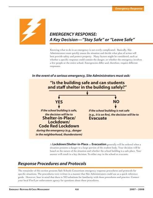 4 Emergency Response - Santa Cruz County Office of Education