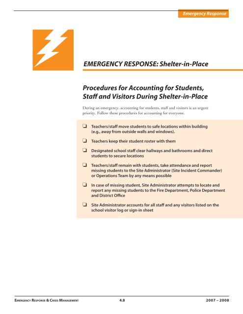4 Emergency Response - Santa Cruz County Office of Education