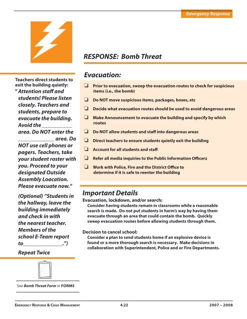 4 Emergency Response - Santa Cruz County Office of Education