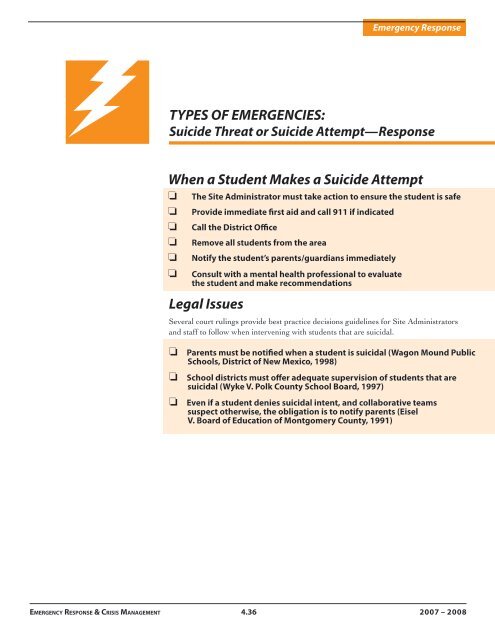 4 Emergency Response - Santa Cruz County Office of Education