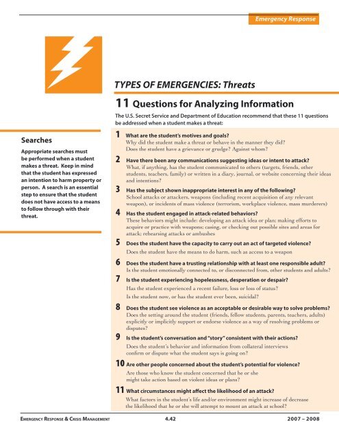 4 Emergency Response - Santa Cruz County Office of Education