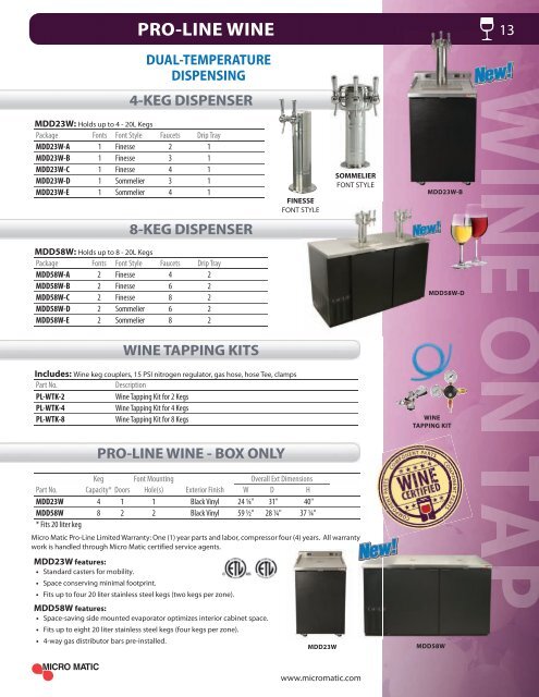 draft tower portfolio - Micro Matic USA