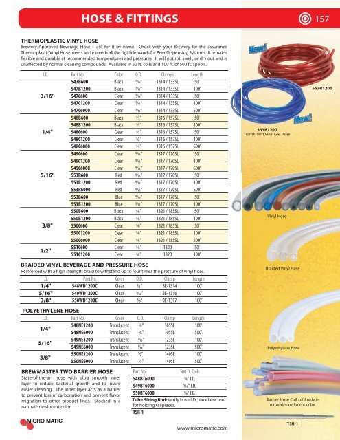 draft tower portfolio - Micro Matic USA