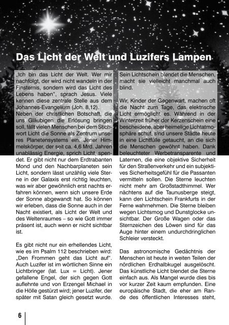 Evangelische Zeitung - Evangelische Hoffnungsgemeinde