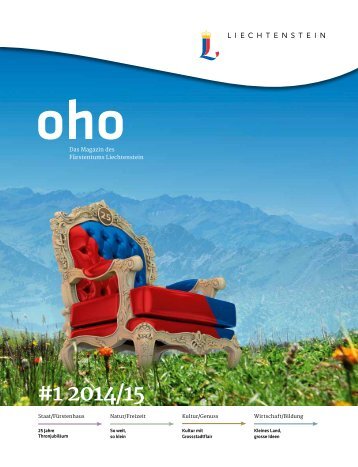 oho #1 - Das Magazin des Fürstentums Liechtenstein