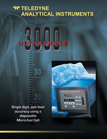 Download the brochure - Teledyne Analytical Instruments